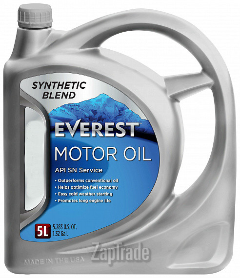 Купить моторное масло Everest Synthetic Blend, в интернет-магазине в Екатеринбурге