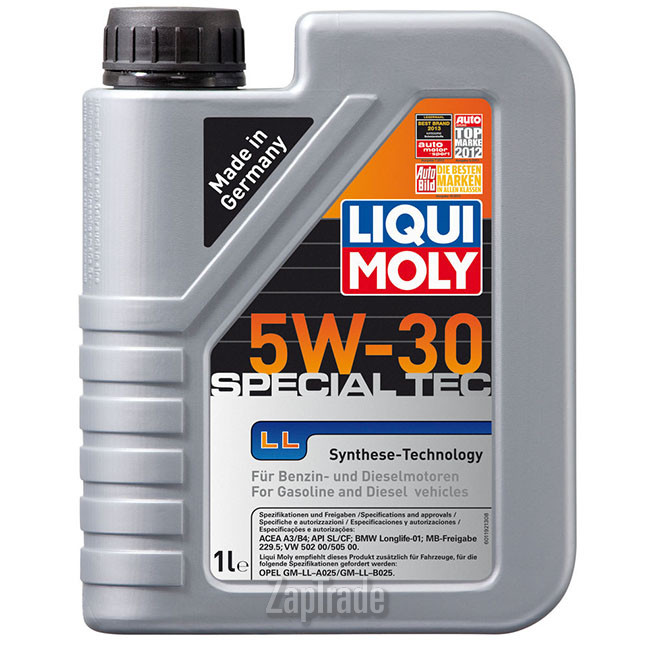 Купить моторное масло Liqui moly Special Tec LL, в интернет-магазине в Екатеринбурге