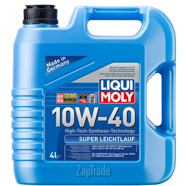 Купить моторное масло Liqui moly Super Leichtlauf, в интернет-магазине в Екатеринбурге