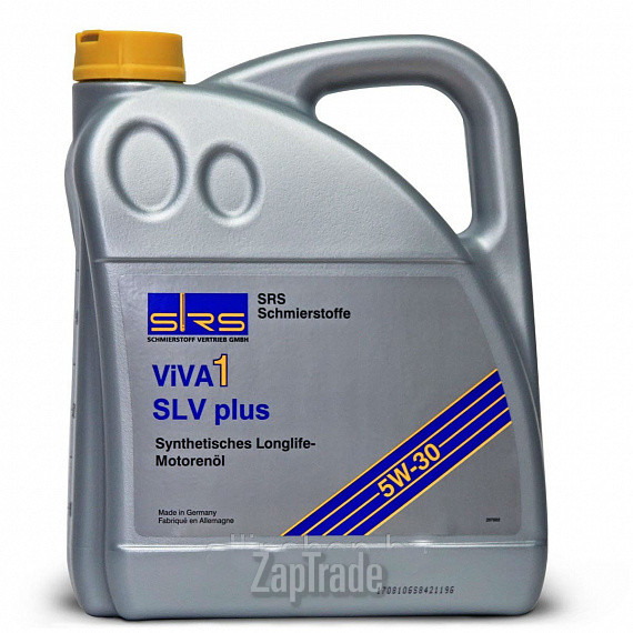 Купить моторное масло Srs Viva 1 SLV Plus 5W-30, в интернет-магазине в Екатеринбурге