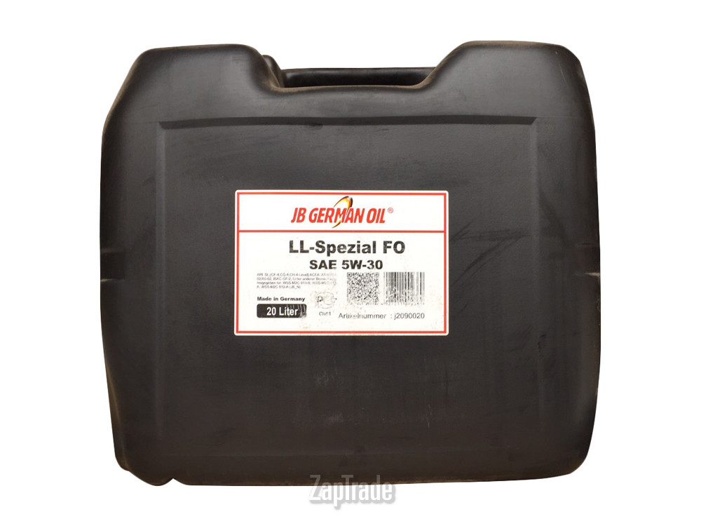 Купить моторное масло Jb german oil LL-Spezial FO 5W-30, в интернет-магазине в Екатеринбурге