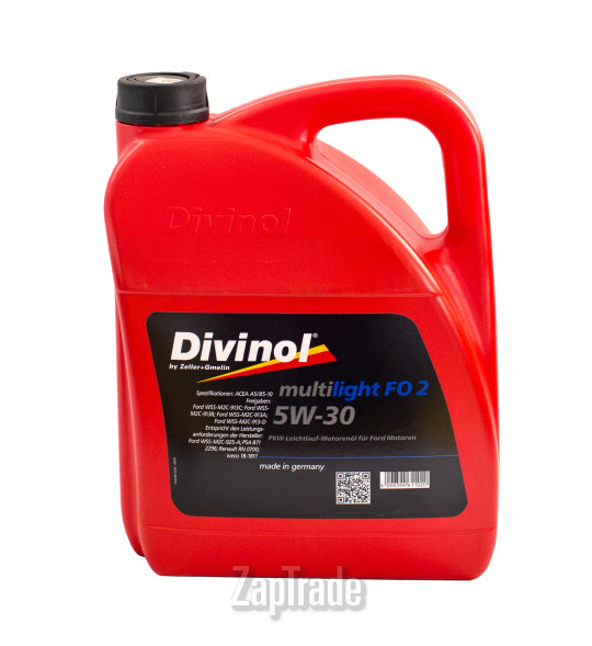 Купить моторное масло Divinol Multilight FO 2 5W-30, в интернет-магазине в Екатеринбурге