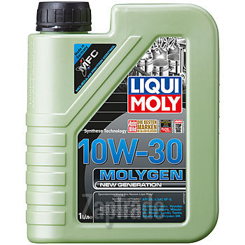 Купить моторное масло Liqui moly НС-синтетическое моторное масло Molygen New Generation 10W-30, в интернет-магазине в Екатеринбурге