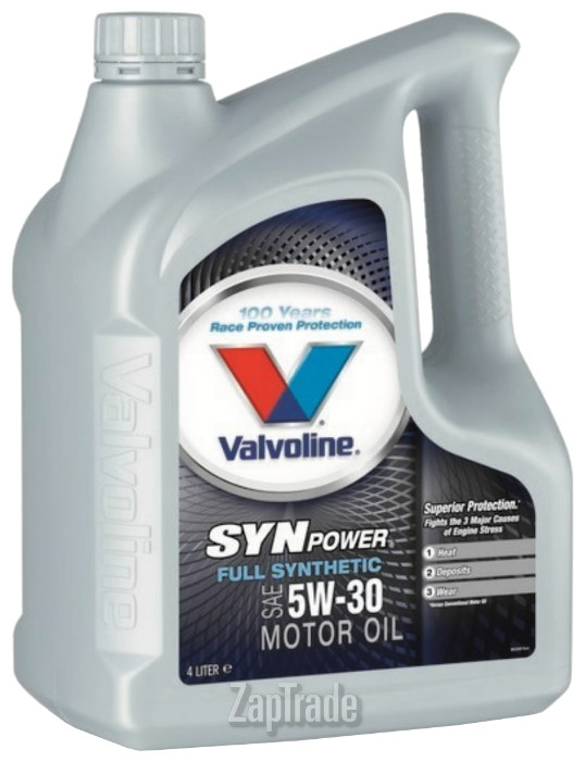 Купить моторное масло Valvoline SYNPOWER SAE 5W-30, 4л, в интернет-магазине в Екатеринбурге