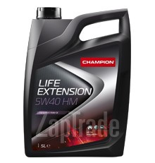 Купить моторное масло Champion oil LIFE EXTENSION 5W40 HM, в интернет-магазине в Екатеринбурге