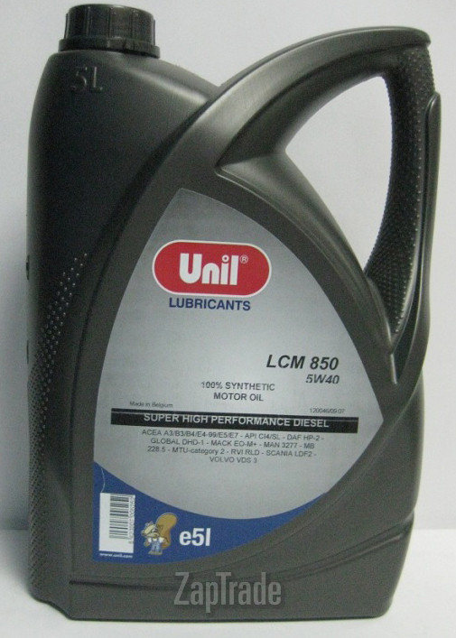 Купить моторное масло Unil LCM 850 5W40, в интернет-магазине в Екатеринбурге
