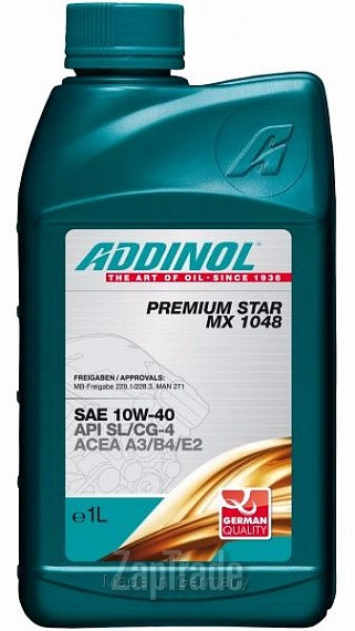 Купить моторное масло Addinol Premium Star MX 1048, в интернет-магазине в Екатеринбурге