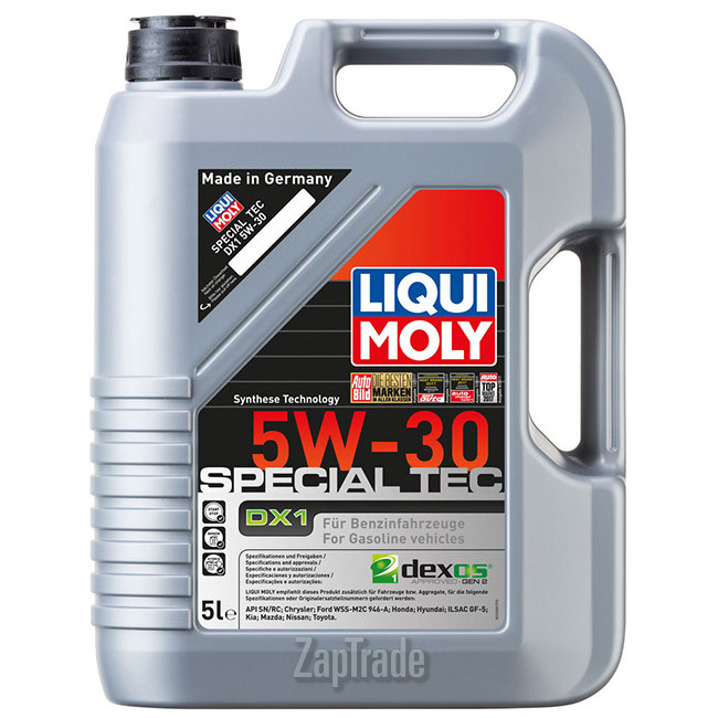 Купить моторное масло Liqui moly Special Tec DX1, в интернет-магазине в Екатеринбурге