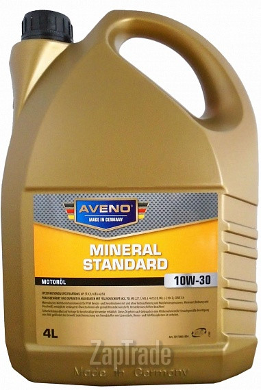 Купить моторное масло Aveno Mineral Standard, в интернет-магазине в Екатеринбурге