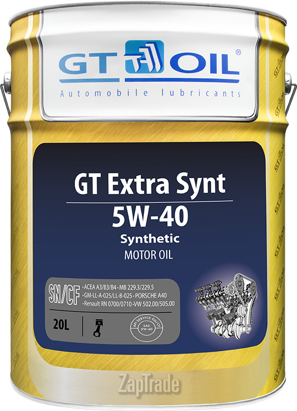 Купить моторное масло Gt oil GT Extra Synt, в интернет-магазине в Екатеринбурге