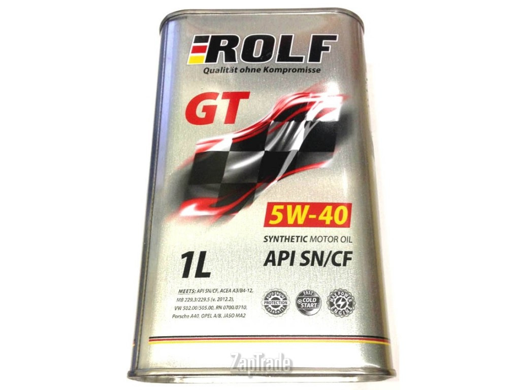 Купить моторное масло Rolf GT 5W-40, в интернет-магазине в Екатеринбурге