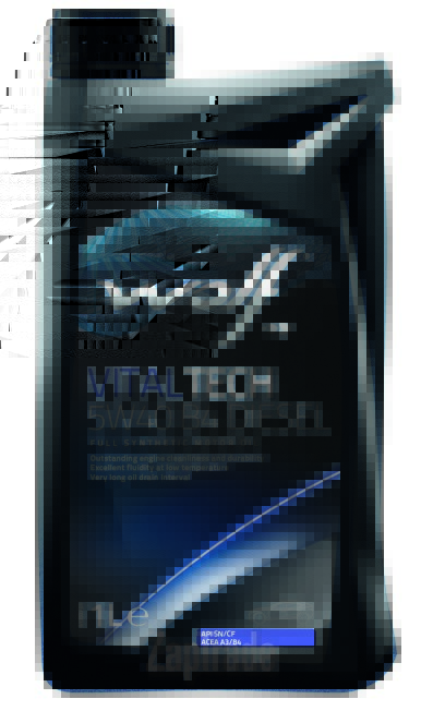 Купить моторное масло Wolf VITALTECH 5W40 B4 DIESEL, в интернет-магазине в Екатеринбурге