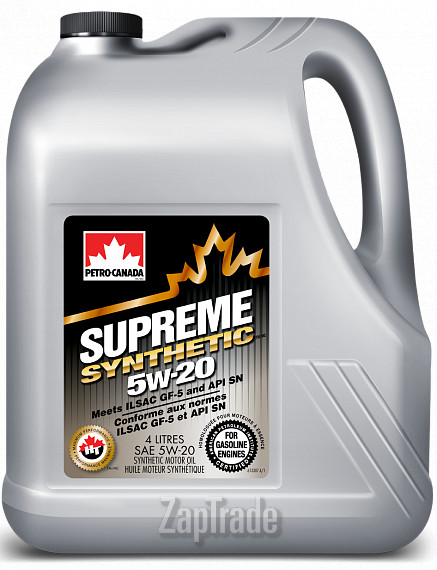 Купить моторное масло Petro-canada Supreme Synthetic, в интернет-магазине в Екатеринбурге