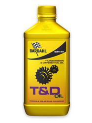Купить трансмиссионное масло Bardahl T&D OIL 80W-90, 1л.,  в интернет-магазине в Екатеринбурге